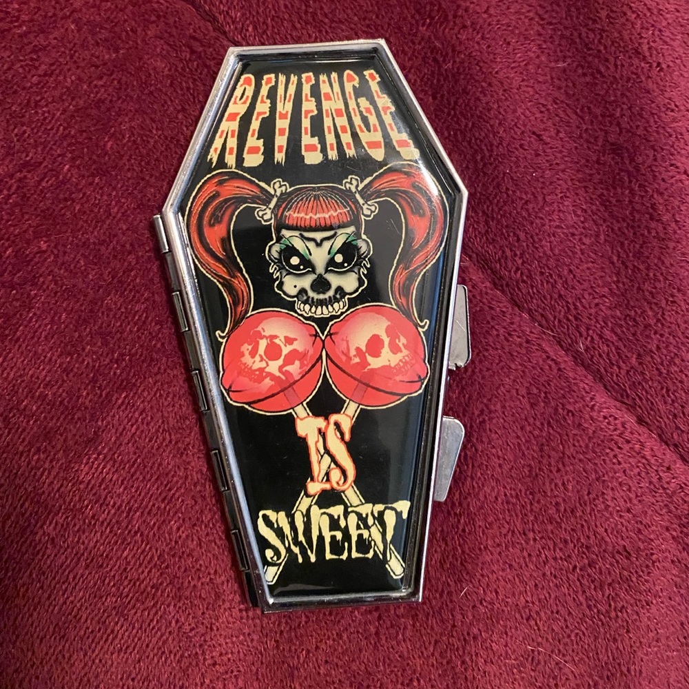 Revenge is sweet compact mirror